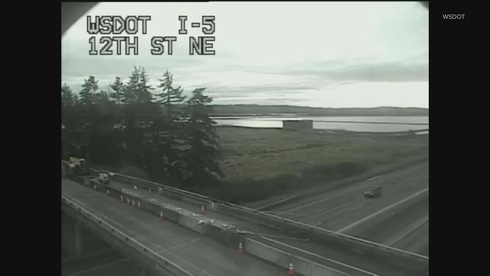 WSDOT said there will also be 30 one or two-lane closures in both directions of I-5 and shoulder closures throughout the repair work.