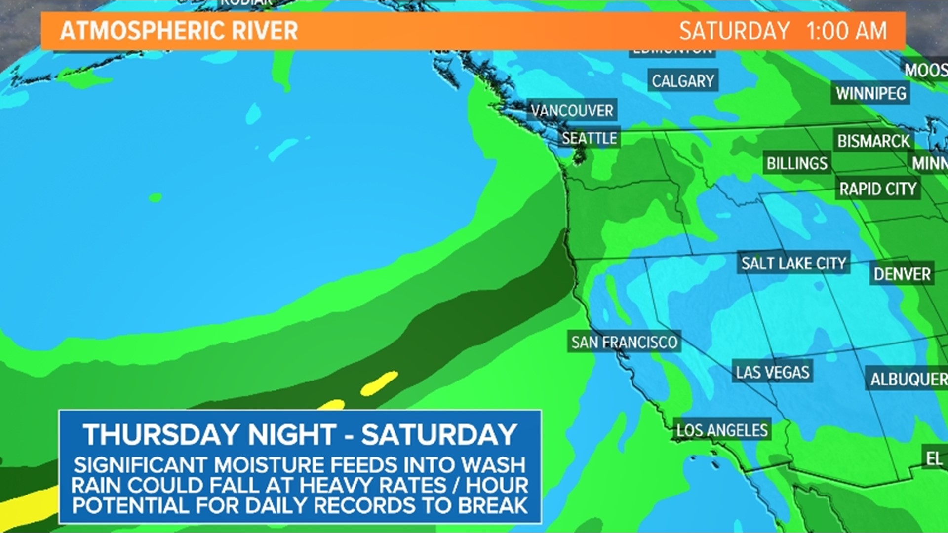 Seattle set rainfall records in June with atmospheric river