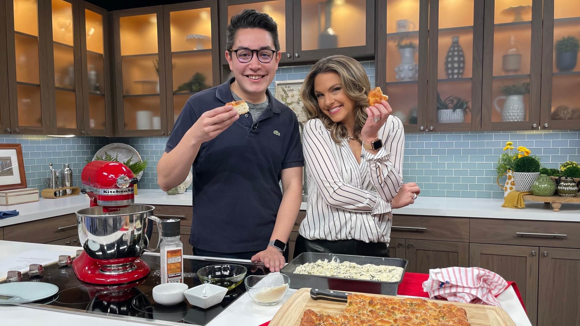 New Day staff is cooking all week long and today executive producer Joseph Suttner shares that his long search for a gluten-free focaccia recipe is over! #newdaynw