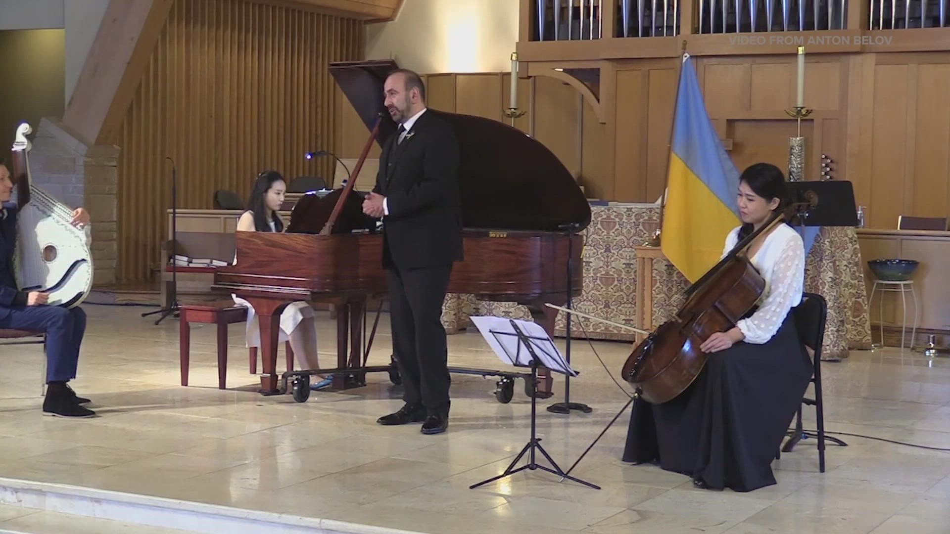 The concert will feature Ukrainian chamber music played with traditional instruments and featuring an international team of musicians.