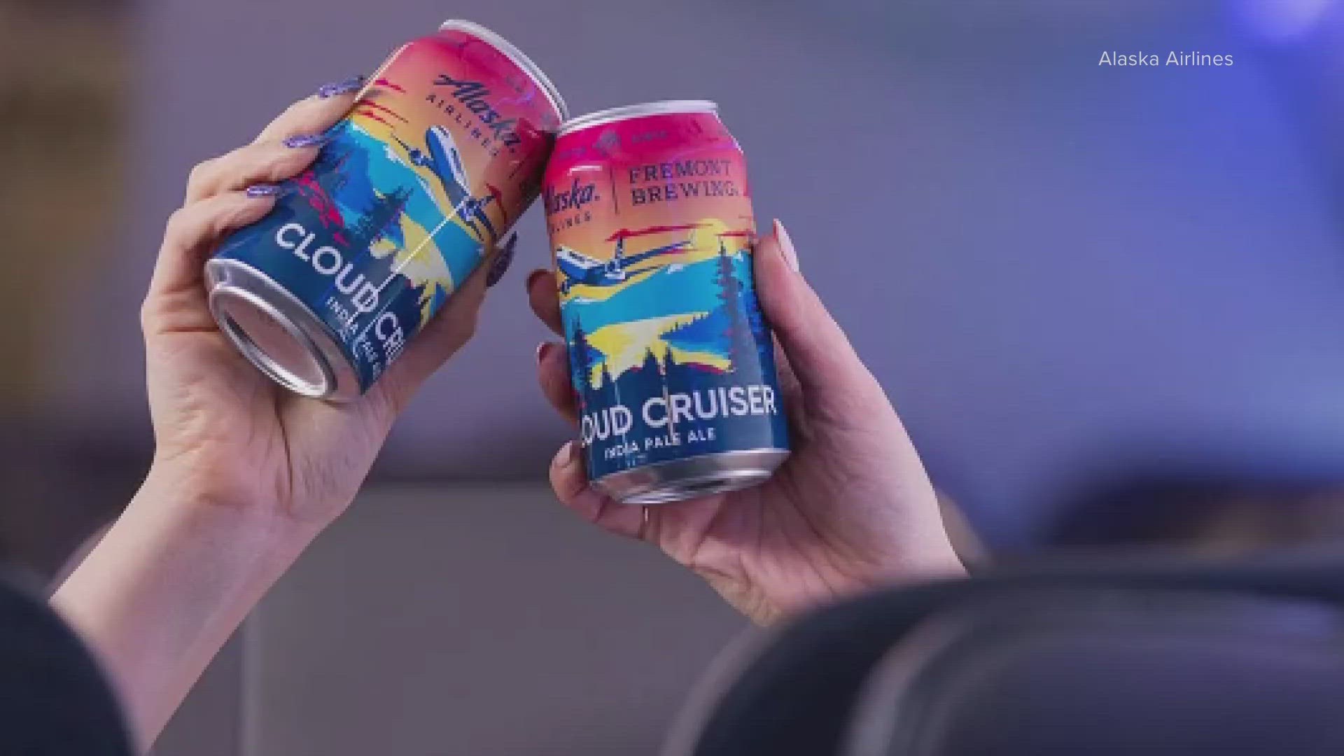 The "Cloud Cruiser" will be available only on Alaska Airlines flights and in select Alaska lounges.