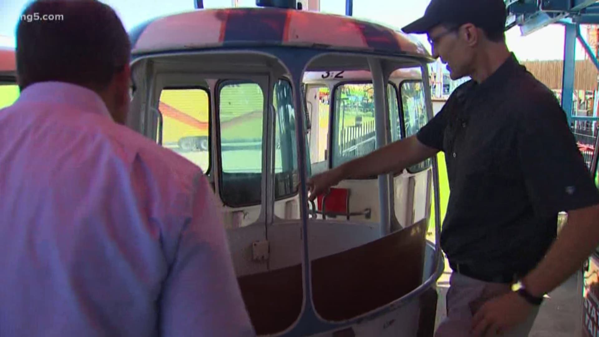 The unassuming fair ride is a piece of Seattle history.  The ride was even featured in an Elvis Presley movie.