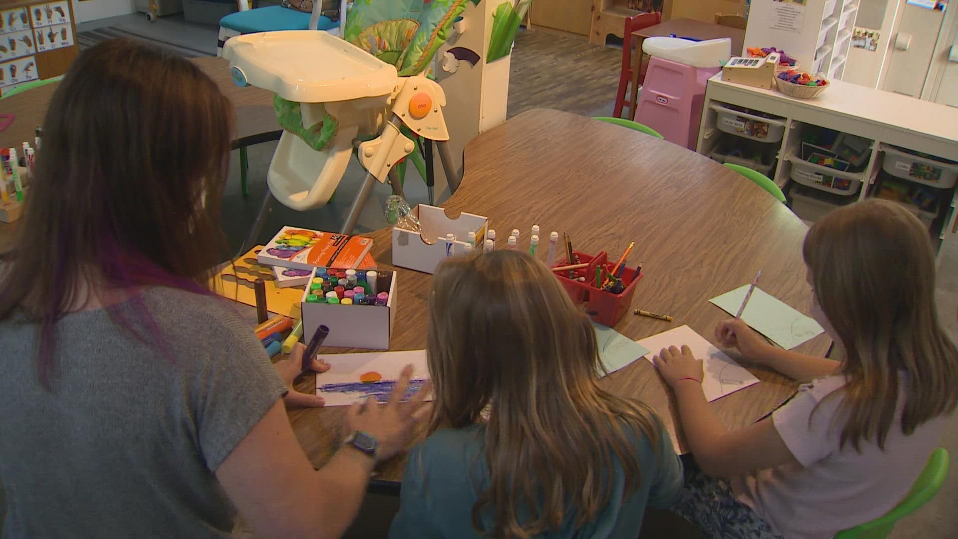 In Washington State, new data shows child care can cost more than a semester of college.