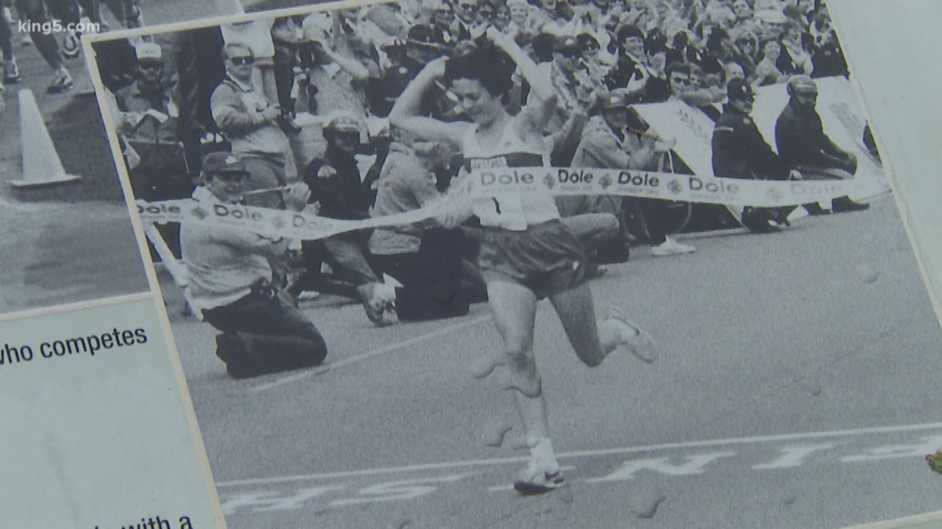 35 years ago this week, Olympia hosted the first ever qualifying race for the women's Olympic marathon. The winner of that race, the eventual gold winner, spoke with high school students and South Bureau Chief Drew Mikkelsen.