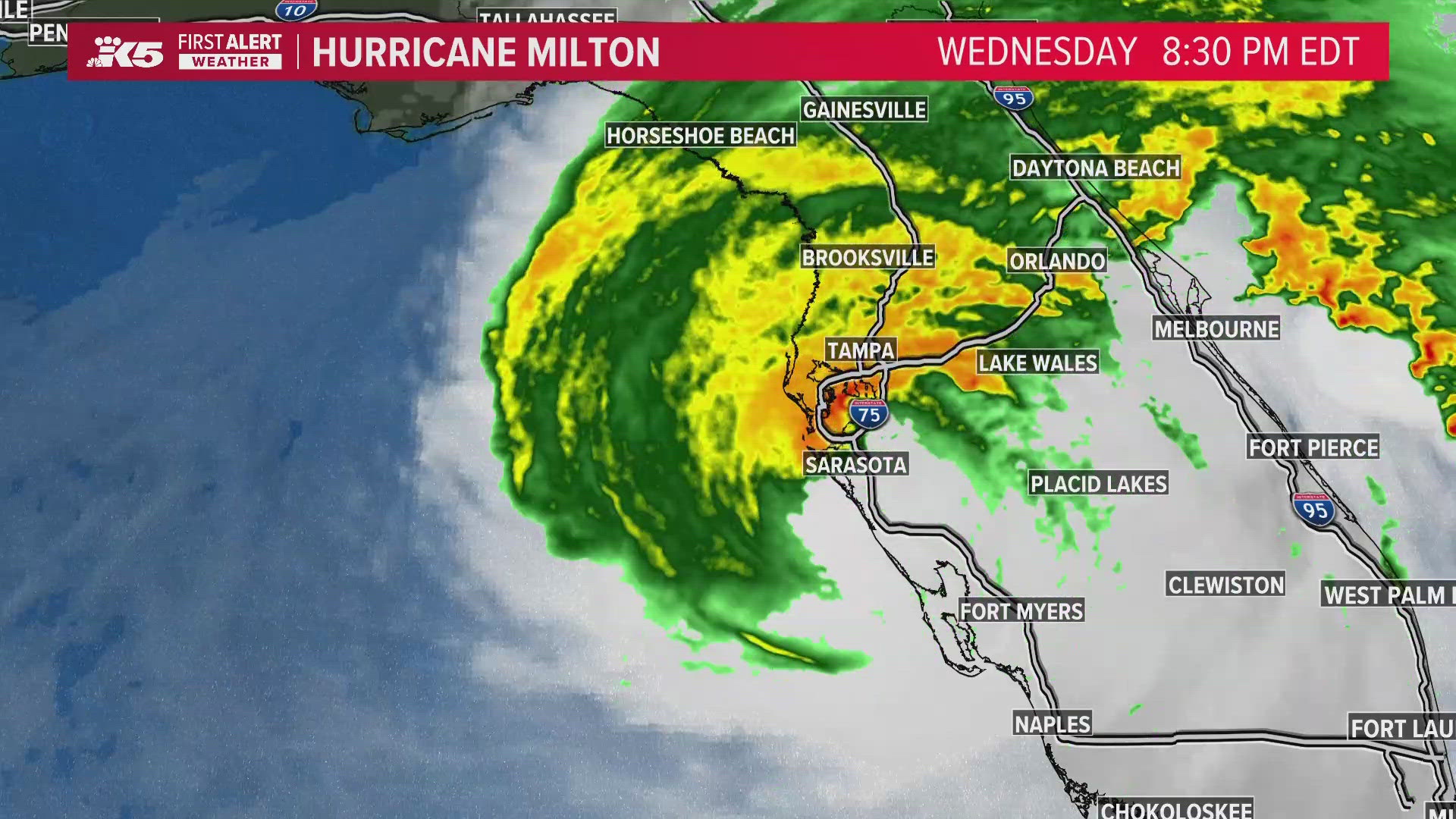 According to the National Hurricane Center, Hurricane Milton made landfall in Siesta Key Wednesday evening as a Category 3 storm.