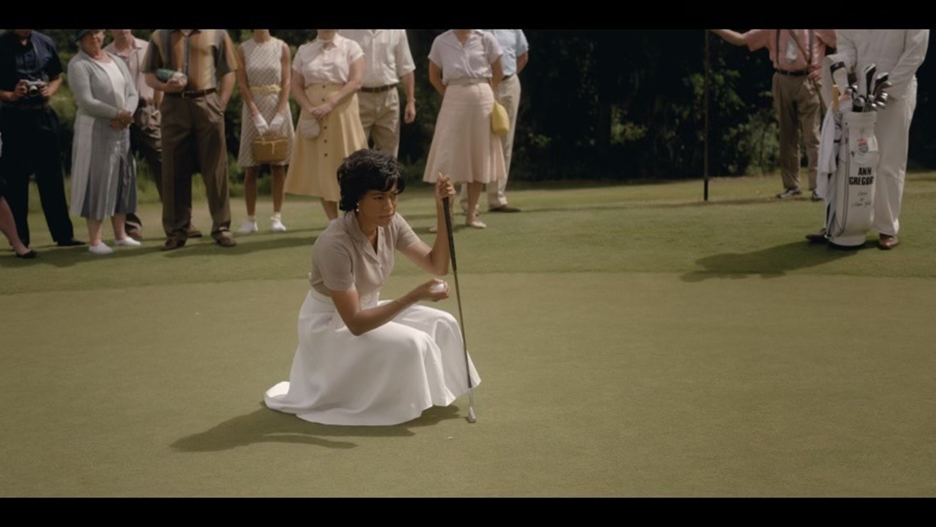 In "Playing Through," Andia Winslow portrays Ann Gregory, the first black woman to play in a USGA   championship. #k5evening