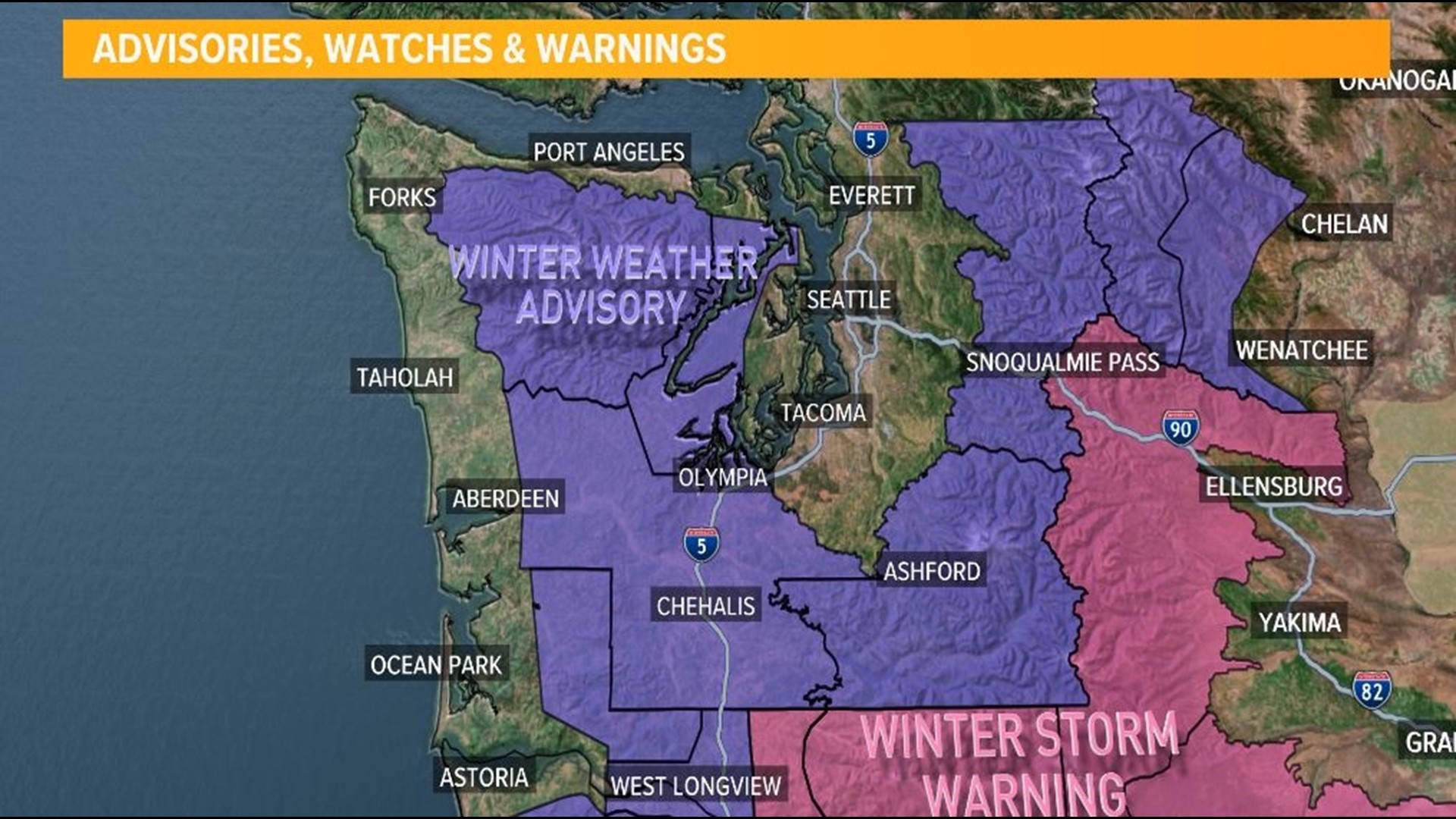 Snow possible in Seattle area lowlands this weekend | king5.com