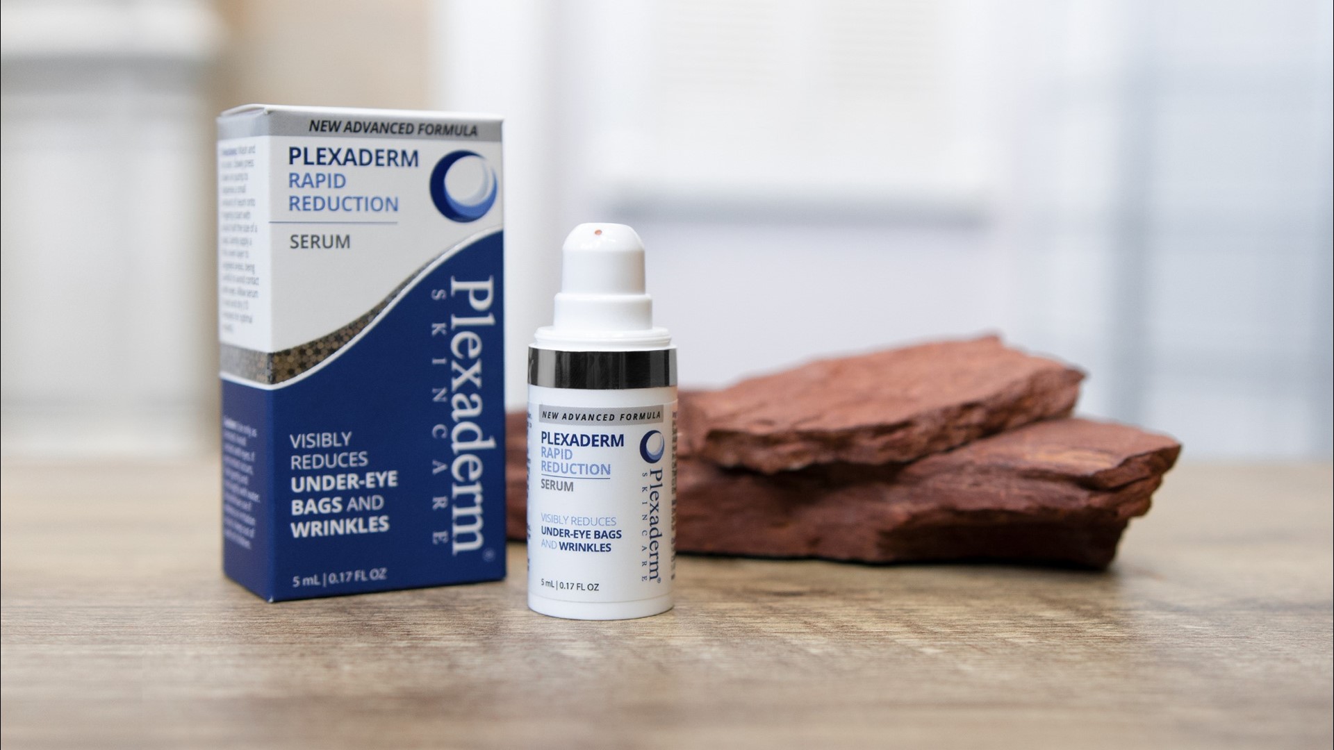 The serum is completely non-invasive and takes just minutes to apply. Sponsored by Plexaderm.