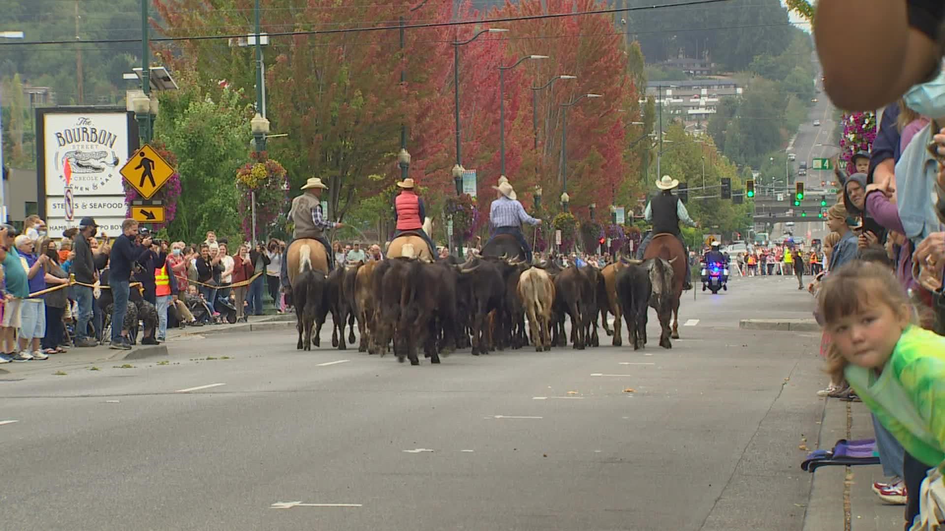 The Washington State Fair's rodeo parade was canceled in 2020 due to the coronavirus pandemic.