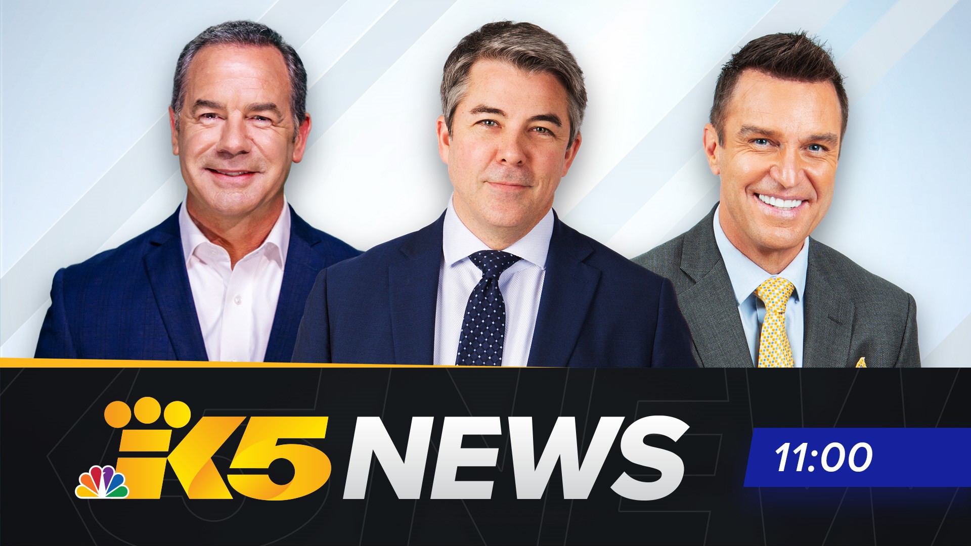 The KING 5 News Team presents the day's major news events, local sports updates, and weather forecast.