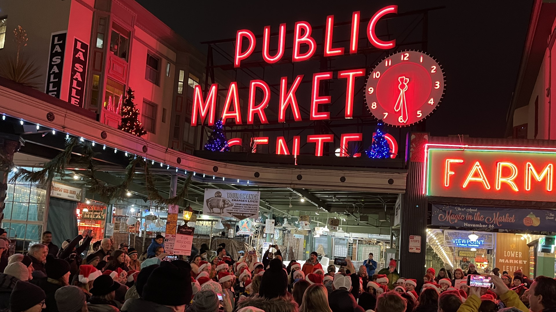 Carols, crafting and Santa visits will make the season bright. Sponsored by Pike Place Market.