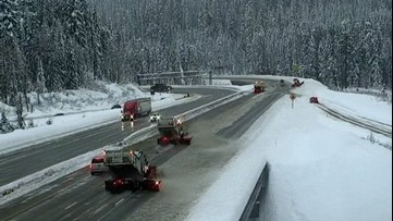 Heavy mountain snow, lowland rain continues Sunday