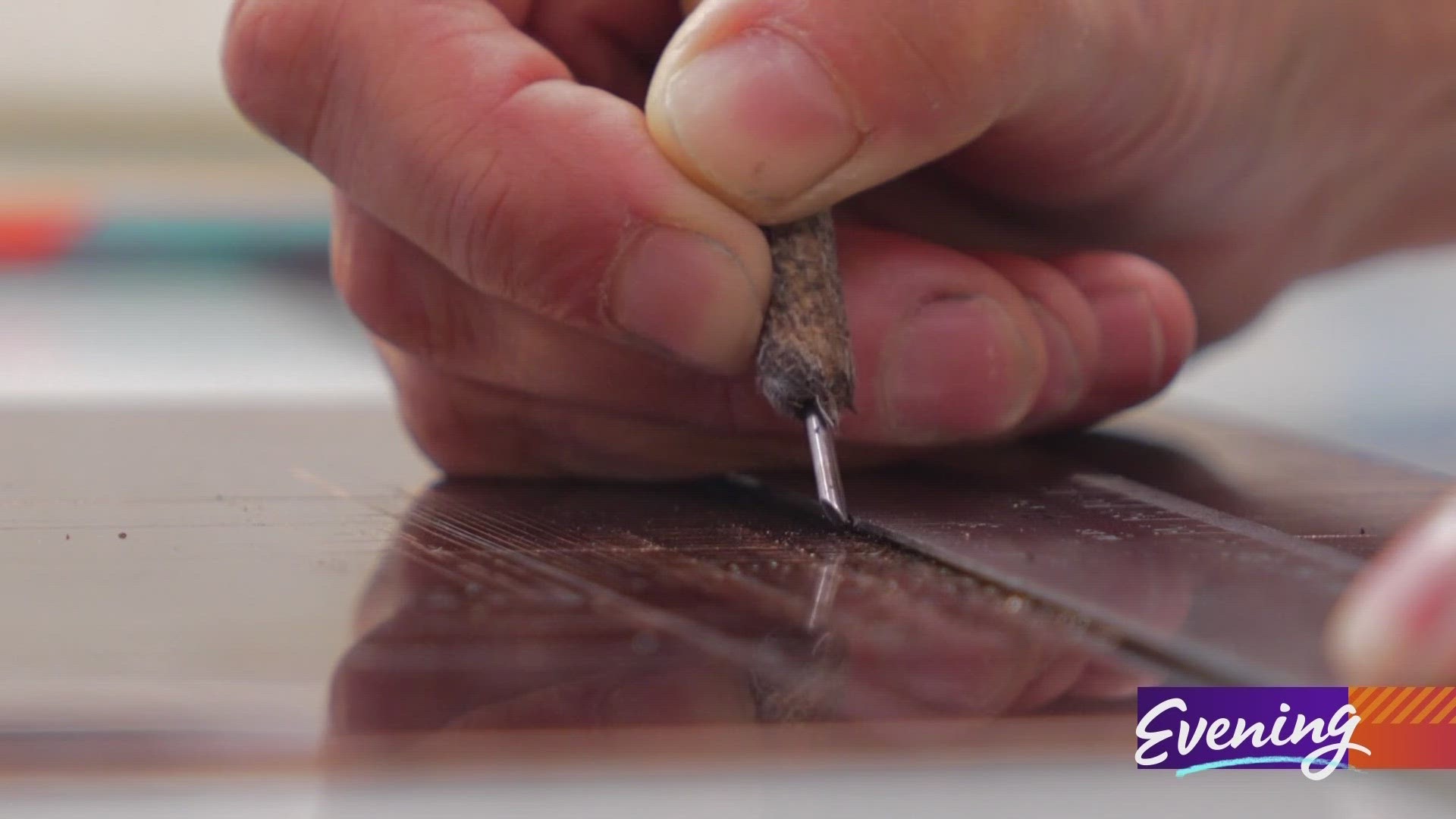 Kim Van Someren is a University of Washington instructor who specializes in copper printmaking, an art form made famous by Rembrandt. #k5evening
