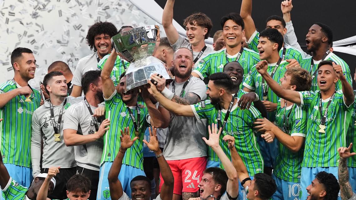 Sounders defeat Inter Miami 3-0 to win Leagues Cup | king5.com