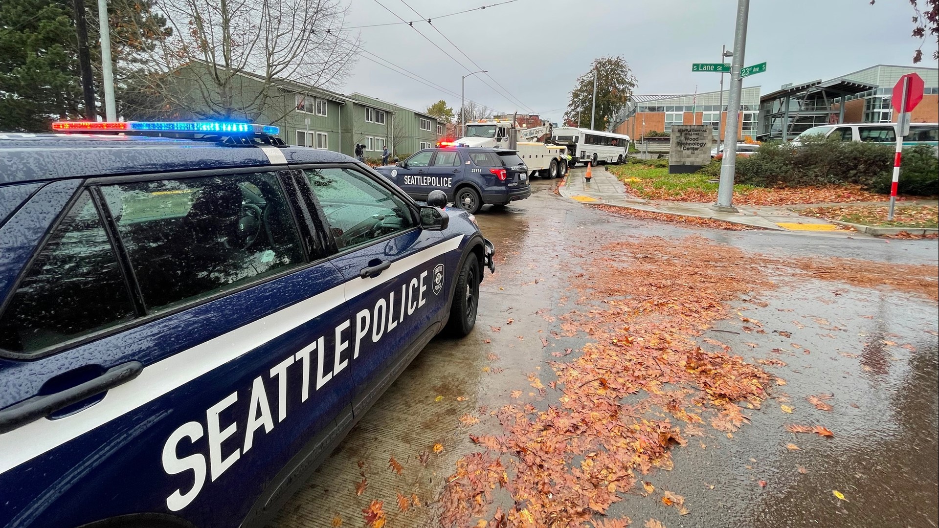 Suspect Arrested After Stealing School Bus, Hitting Vehicles In Seattle ...