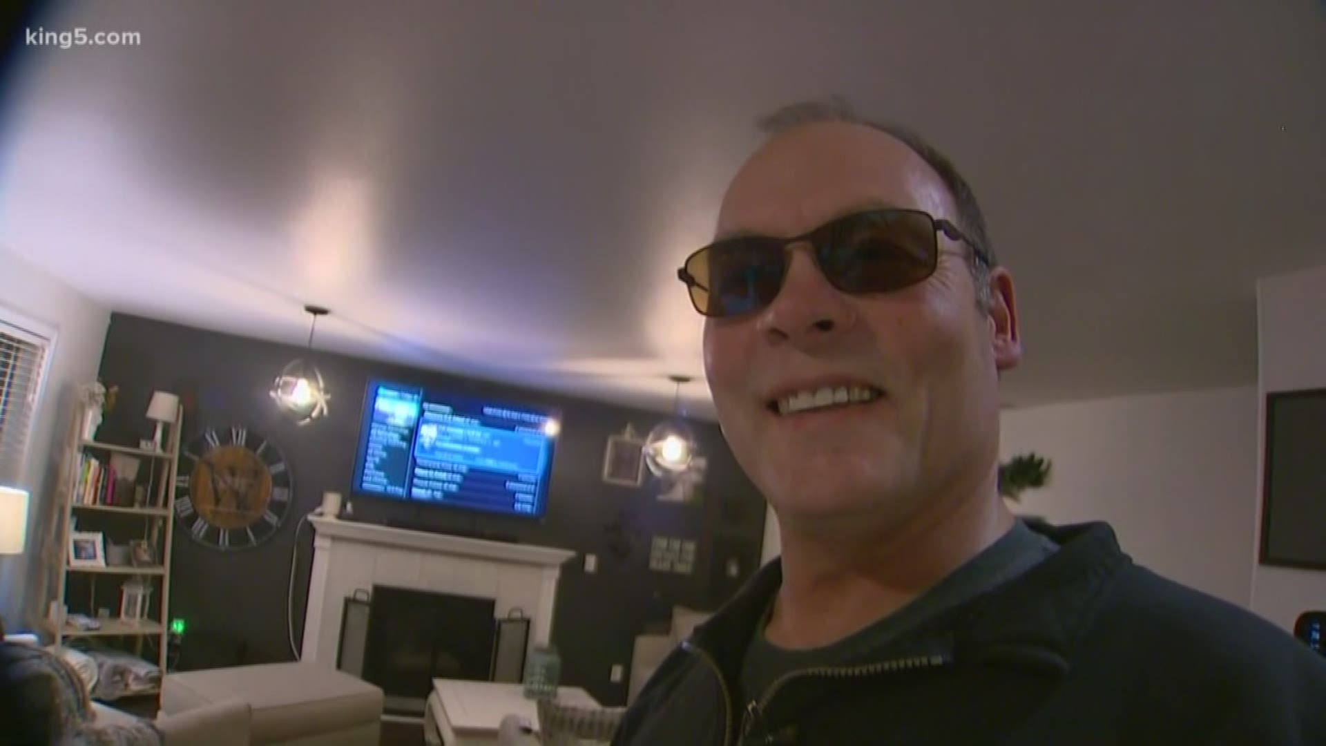 It was a whole new world for a Silverdale man who recently distinguished color for the first time thanks to a pair of color blind glasses.