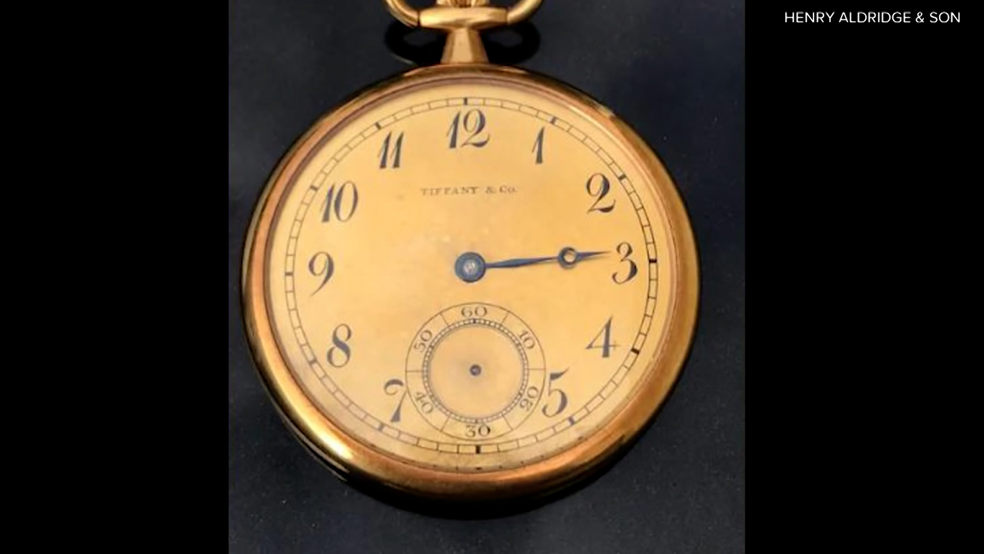 A gold pocket watch gifted to a ship's captain who saved hundreds from the wreckage of the Titanic set a record at auction