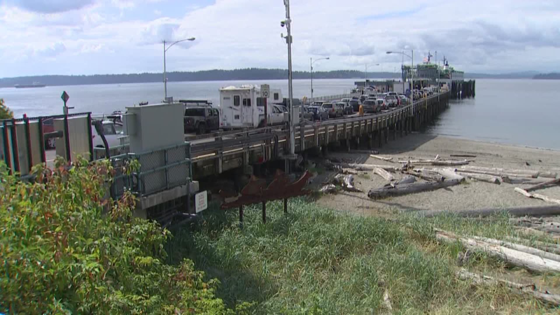 A half-million people are expected to ride a Washington state ferry this Labor Day weekend. Officials are cracking down on line-cutters after a confrontation. KING 5's Michael Crowe reports.