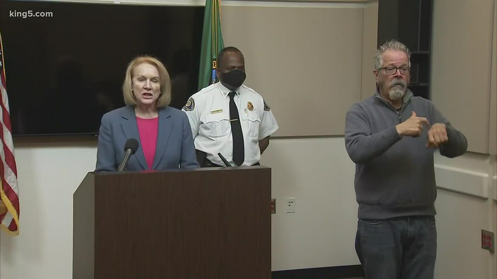 Seattle Mayor Jenny Durkan and city officials speak about city's response on 5th night of protests over George Floyd's death.