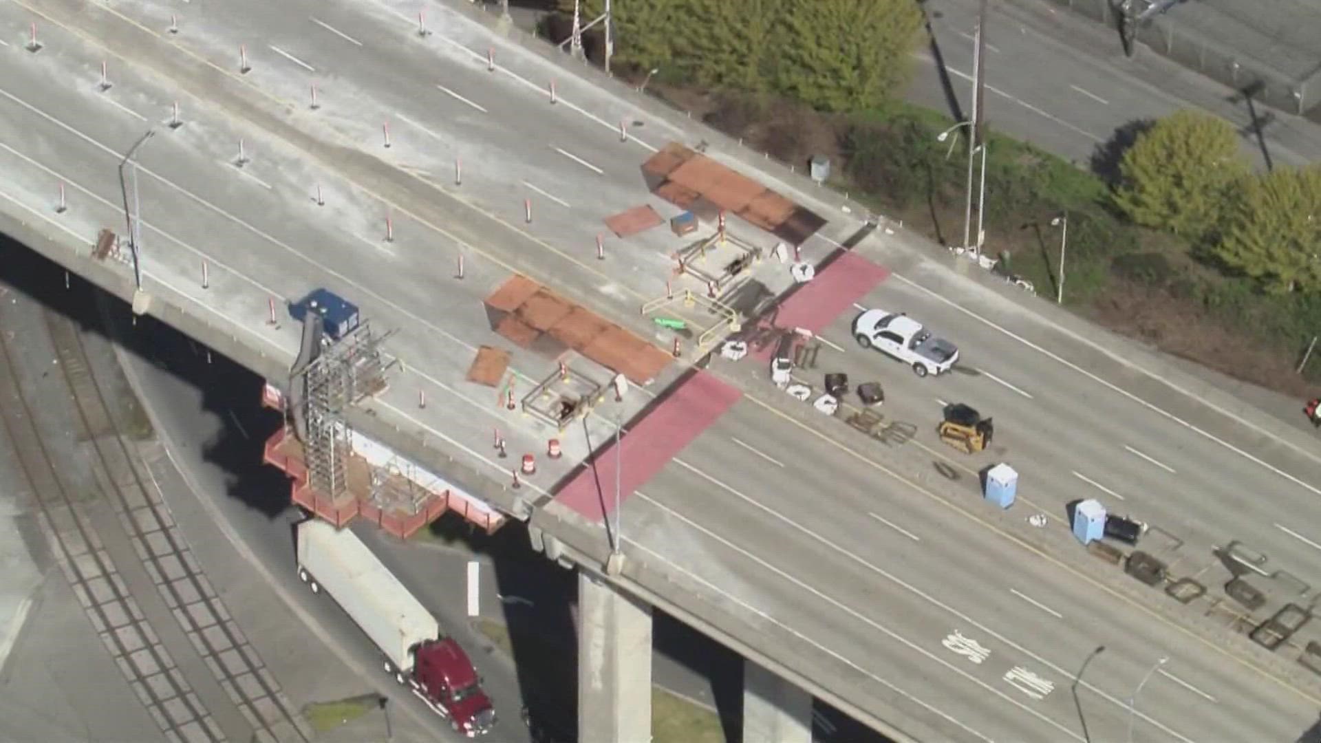 SDOT hopes to have drivers using the bridge again the week of September 12th