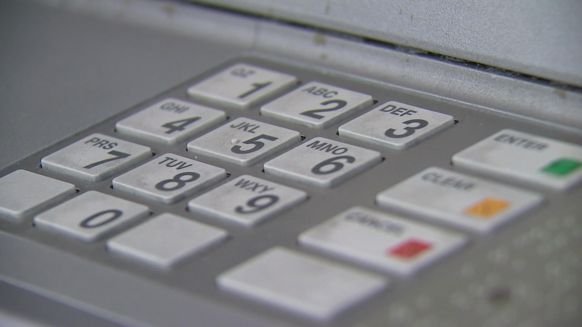 Tacoma police are telling to people to be vigilant after eight robberies at ATMs, seven of which were at the same location.