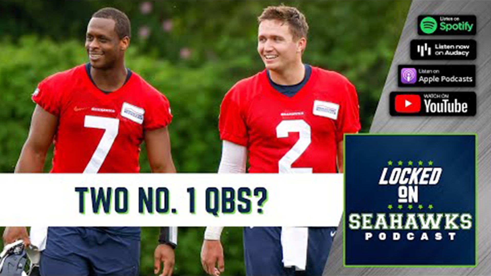 Nearly a month into preparation for the 2022 season, the Seahawks still have the starting quarterback gig up for grabs