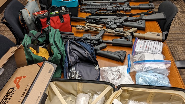More than 100 guns, 11 kilos of fentanyl seized in drug trafficking bust