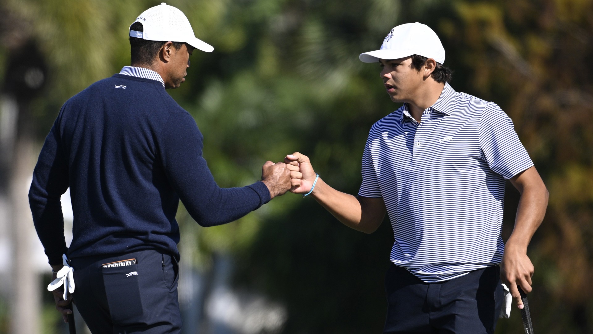 Father-son duo Tiger and Charlie Woods electrify PNC Championship ...