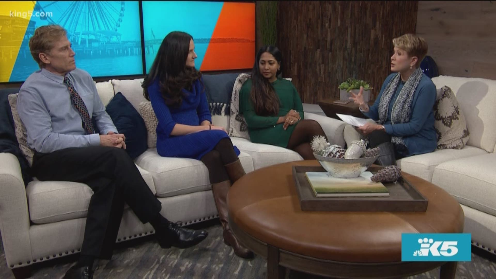 Guests Lisa Arnold, Dr Venuka Wickramaarachchi and Dr. Robert Huizenga offer their wellness advice.