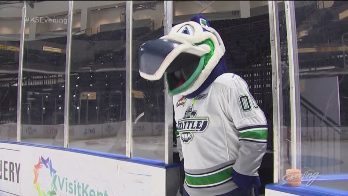 Seattle Thunderbirds Hockey Team Cool Bird Mascot Western Hockey