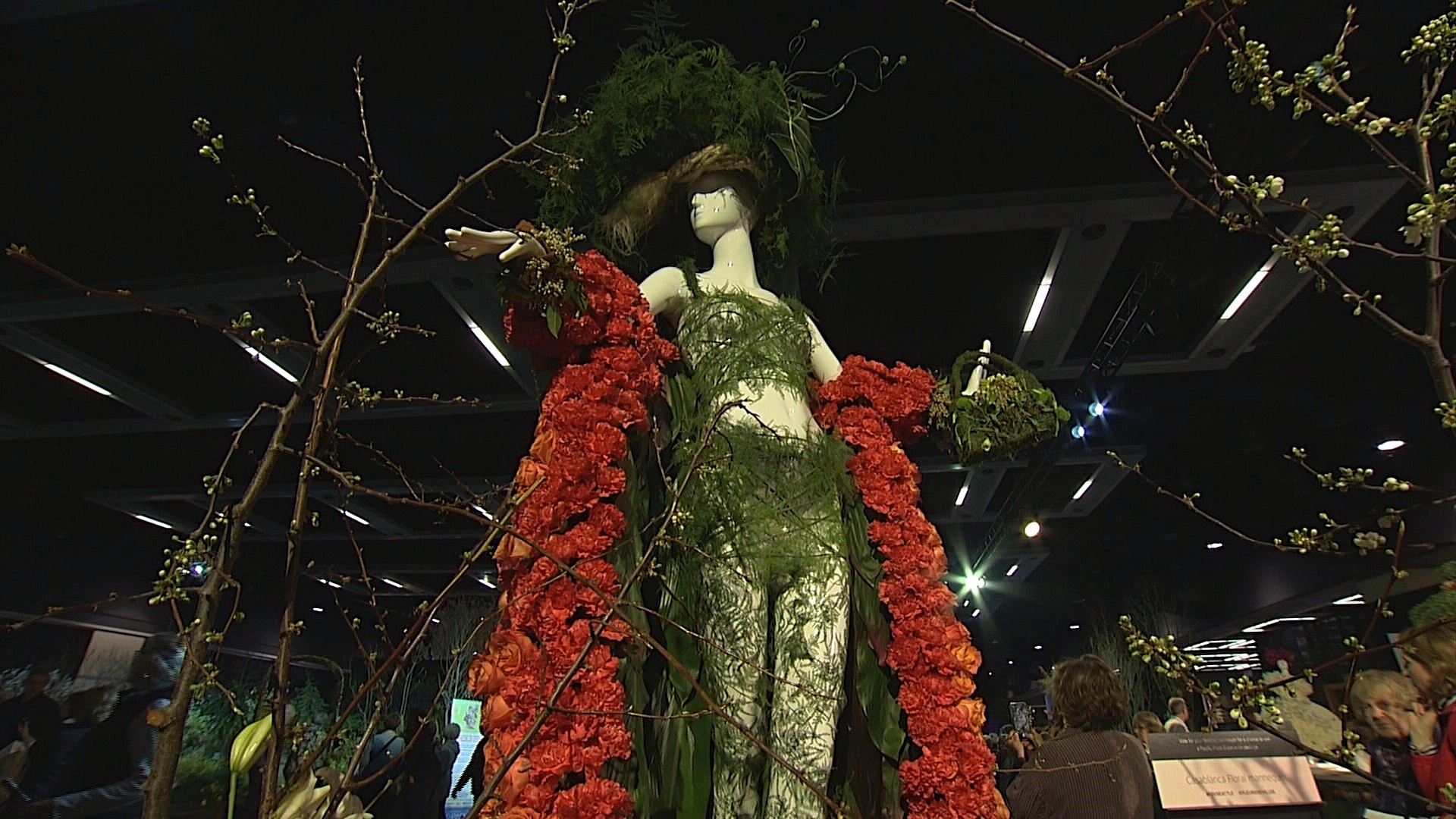 The floral creations are a new addition to the annual event drawing tens of thousands of visitors each year. Sponsored by Northwest Flower and Garden Festival.