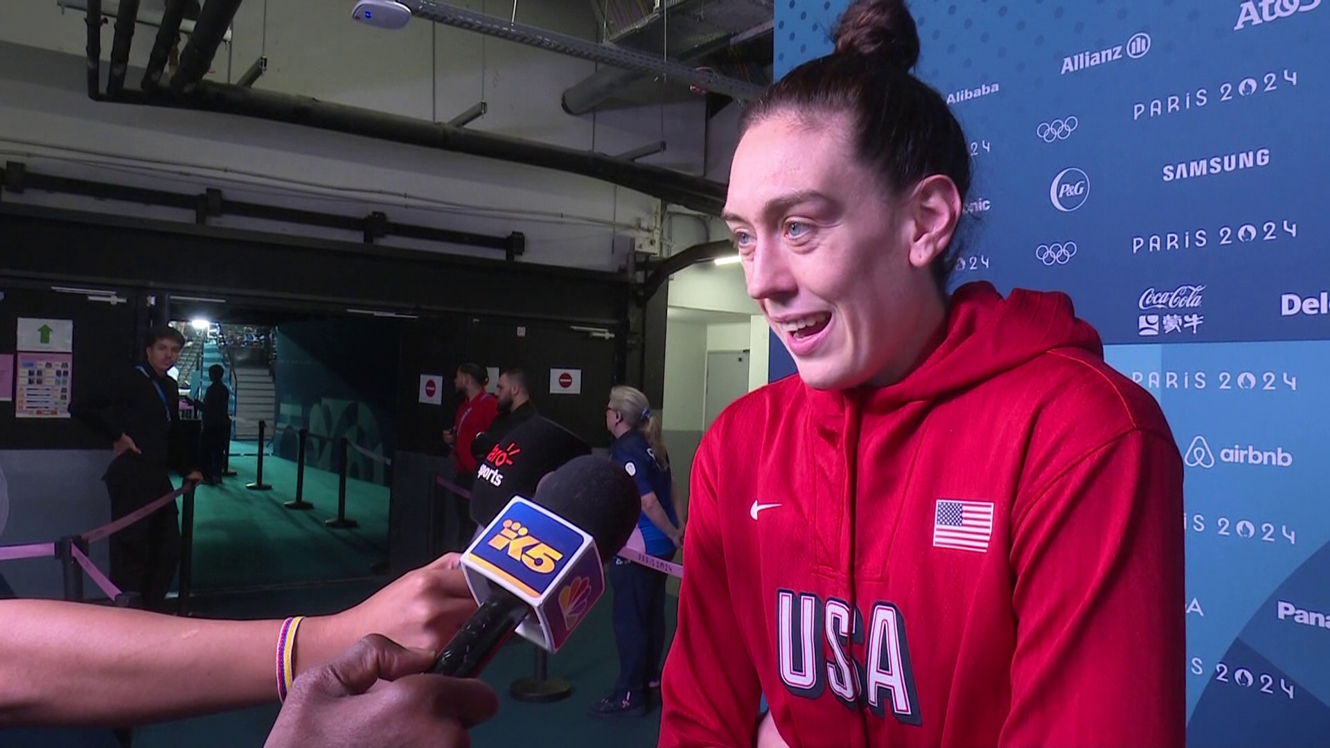 Team USA's Breanna Stewart talks about game against Australia and the upcoming gold medal matchup against France.