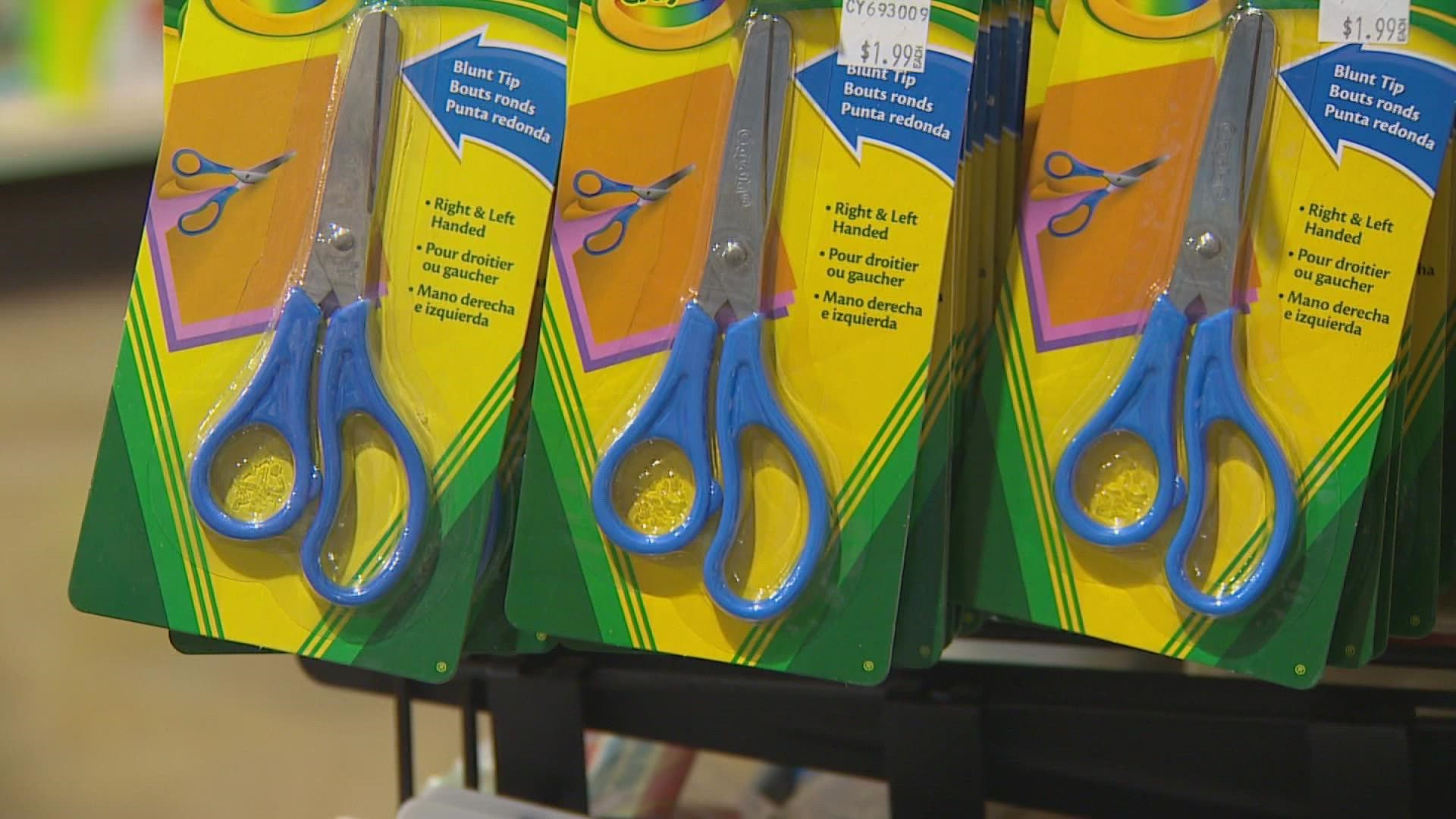 Experts recommend parents do their back to school shopping now to avoid supplies that may be hard to come by in the fall due to pandemic supply shortages.
