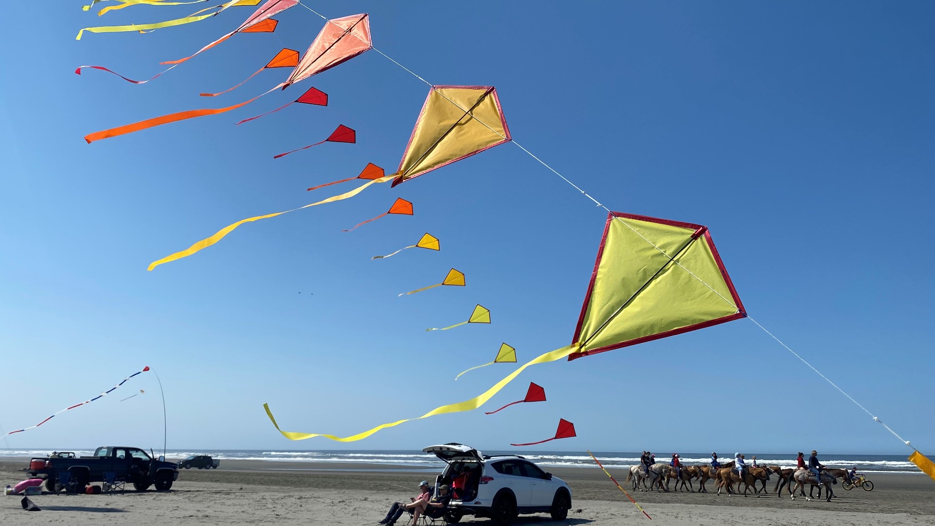 Kites are for everyone and wind is free says Ocean Shores Kites owner. Sponsored by Grays Harbor Tourism.