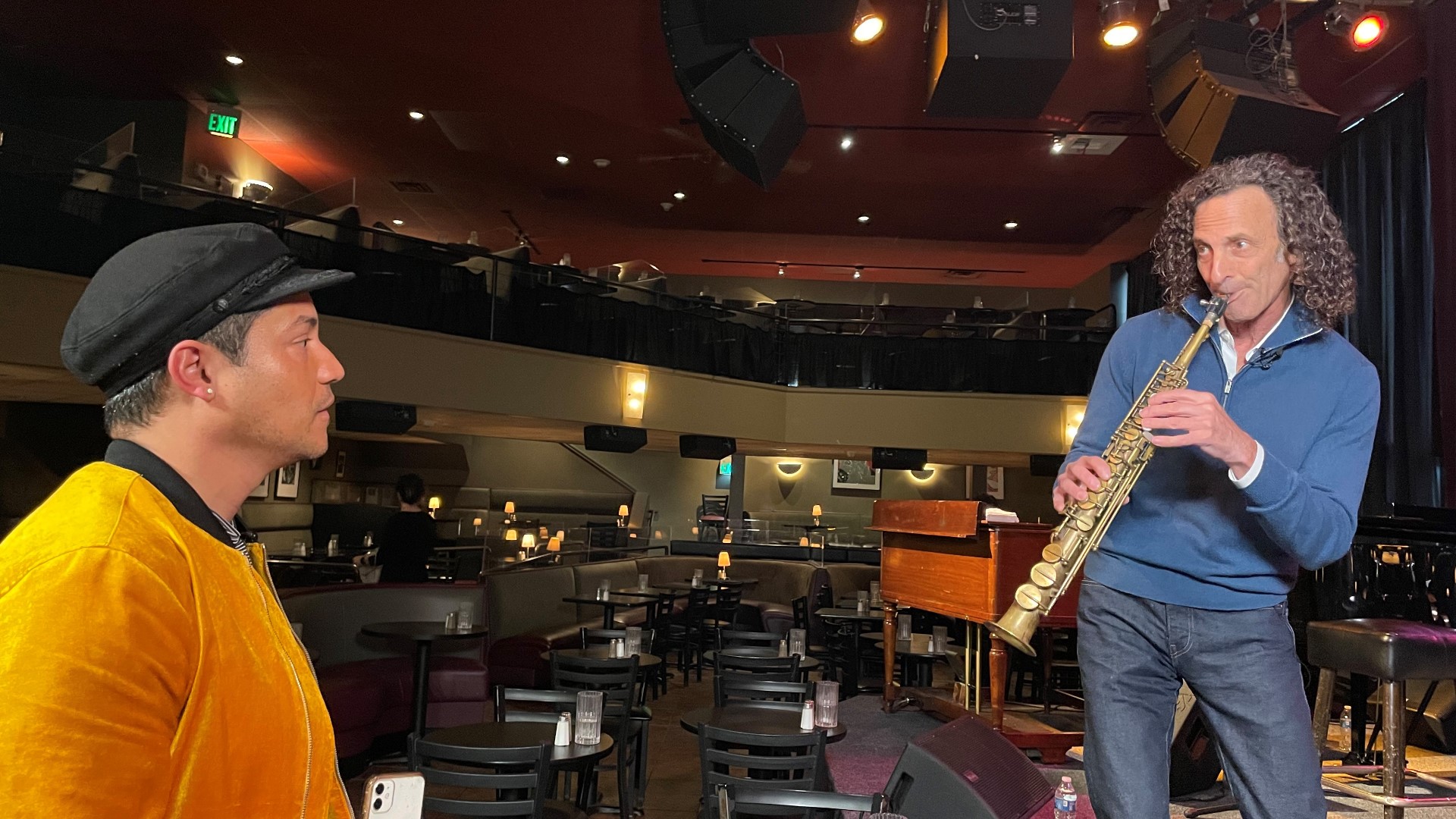 Jose Cedeno talks with sax icon about fave songs, hard work, and The Weeknd. #k5evening