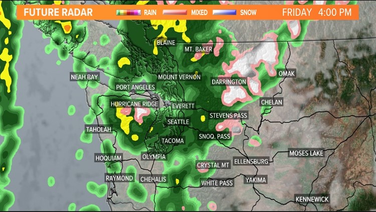 Atmospheric River To Bring Heavy Rainfall To Western Washington 