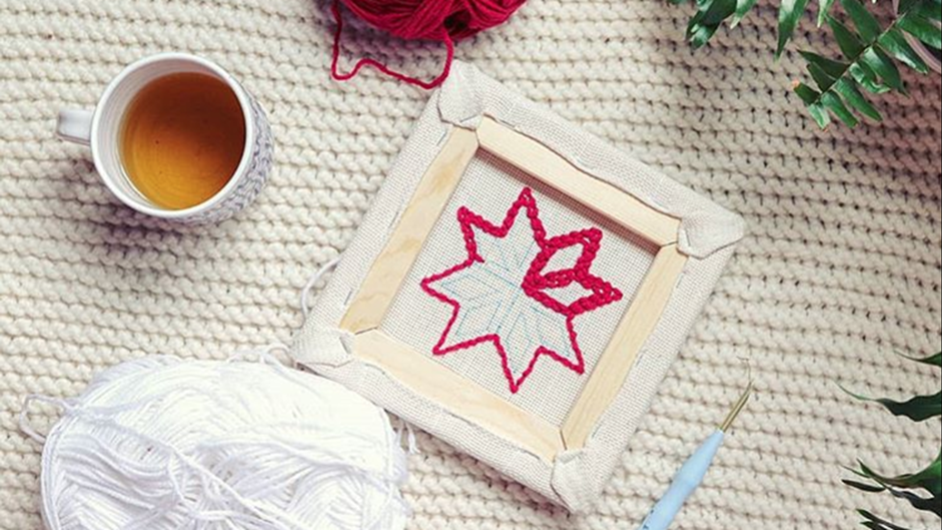 Seattle artist Andie Solar got hooked on rug hooking and now it's her full time gig. Her website Myra & Jean has classes and kits to get you started in punch needle.