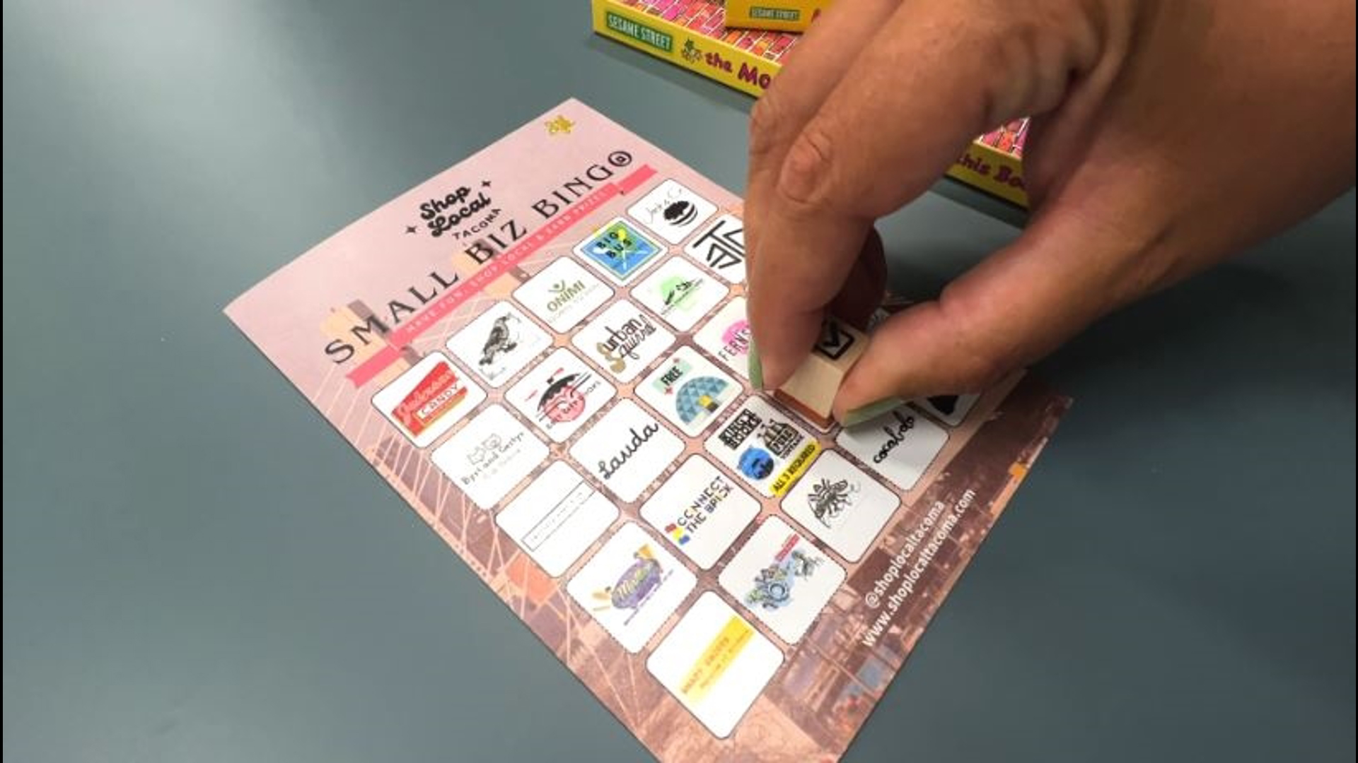 For the entire month of July, shoppers in Tacoma can have fun, help small local businesses and win prizes by playing Small Biz Bingo #k5evening