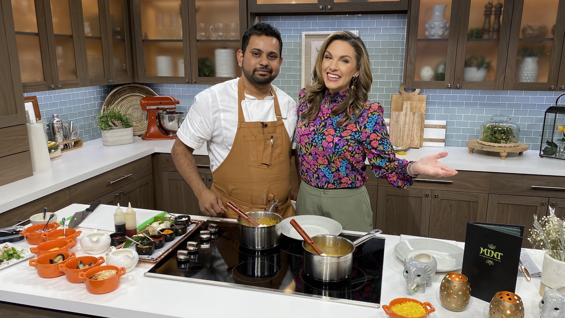 The new restaurant is open in downtown Seattle. Chef Abhijit Sarkar stopped by to share how to make one of their curry dishes.