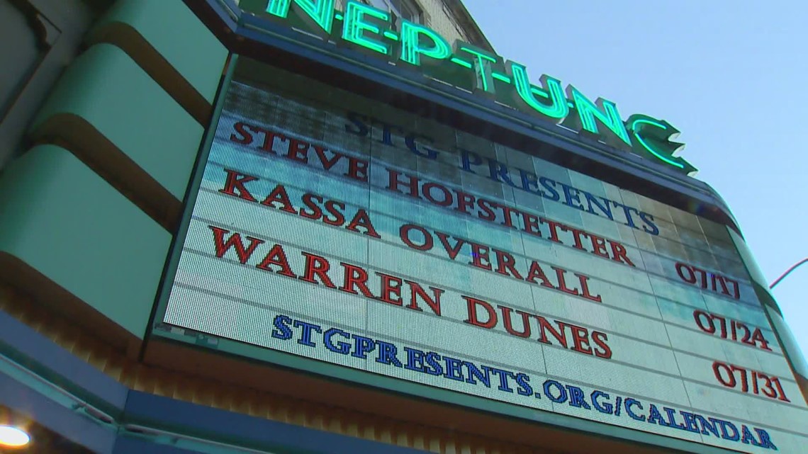 Seattle's Neptune Theatre reopens after pandemic hiatus
