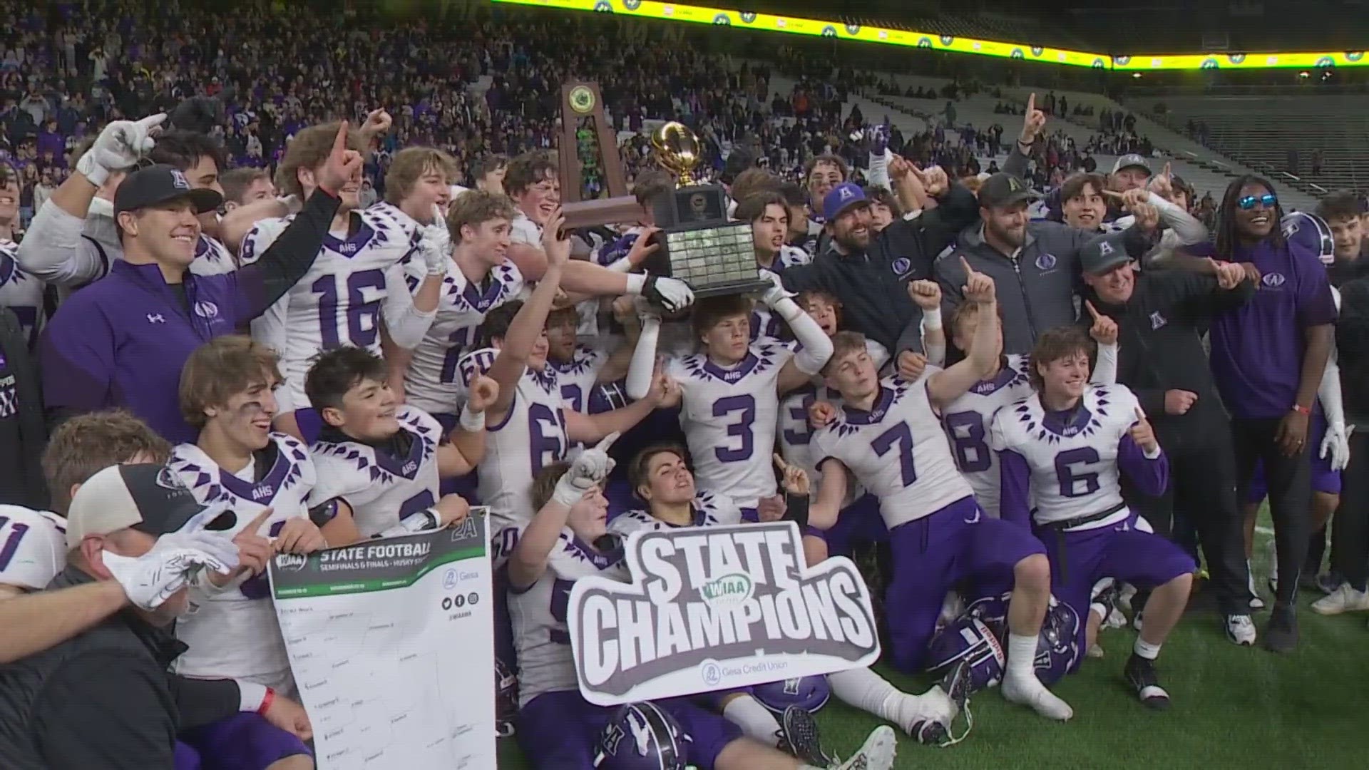 The Anacortes football team made history, a major accomplishment for a school that didn't even have a varsity team in 2019.