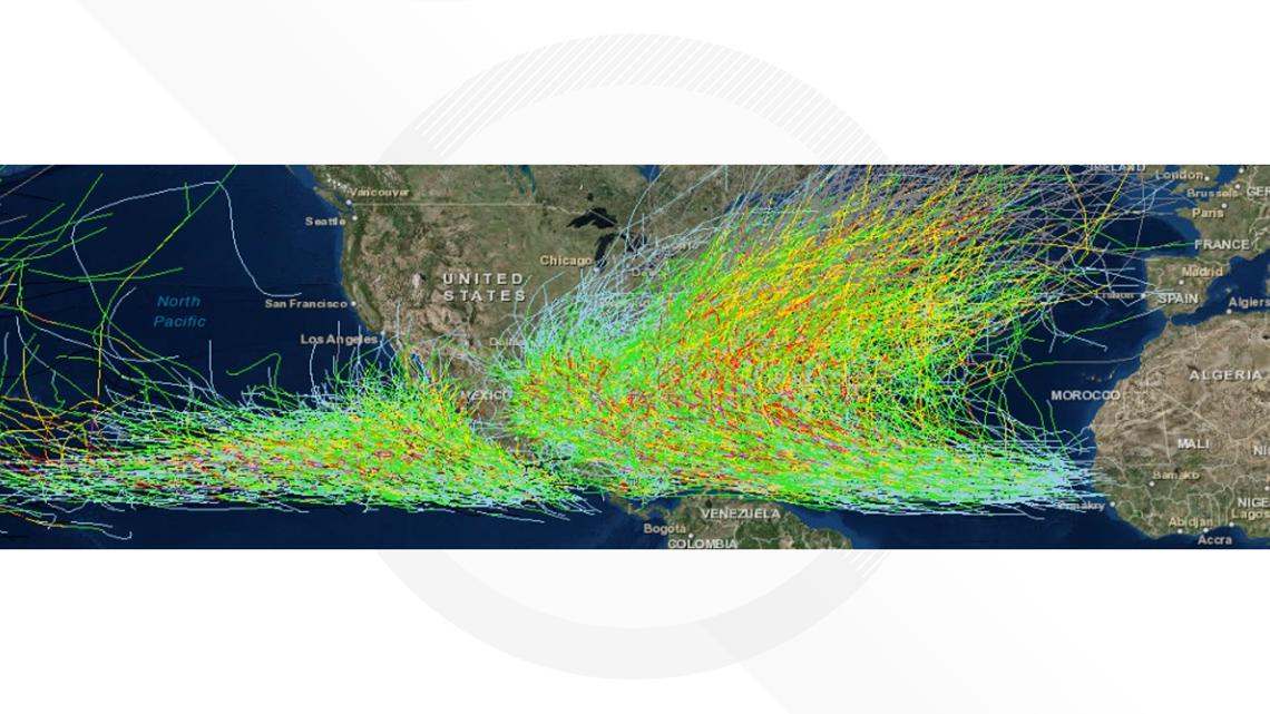 Why hurricanes don't impact U.S. West Coast