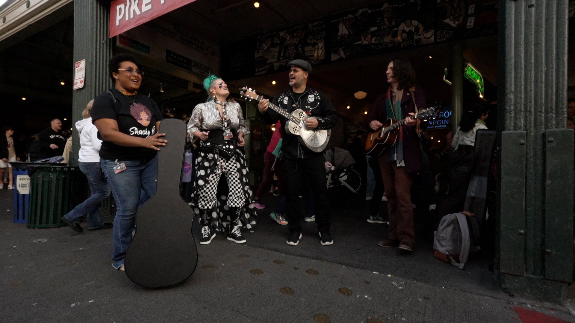 Pike Place Market is one of the most iconic spots for busking. #k5evening
