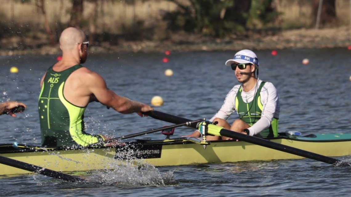 Rowing for Australia and Seattle in the Summer Games