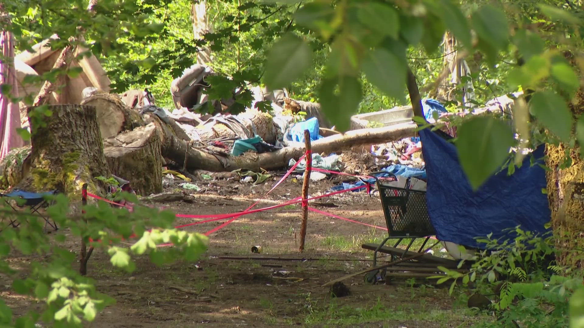 Olympia woman attacked at Olympia encampment | king5.com