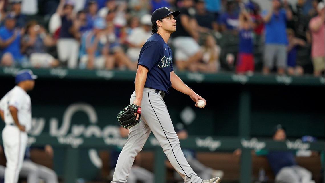 Suárez's homer in 9th lifts Mariners to 4-3 win over Rangers