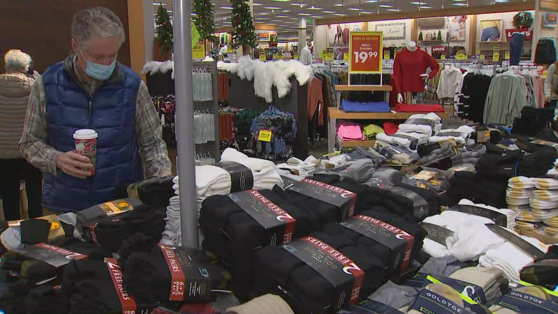 The retail federation estimates 158 million shoppers will buy between Friday and Monday after Thanksgiving.