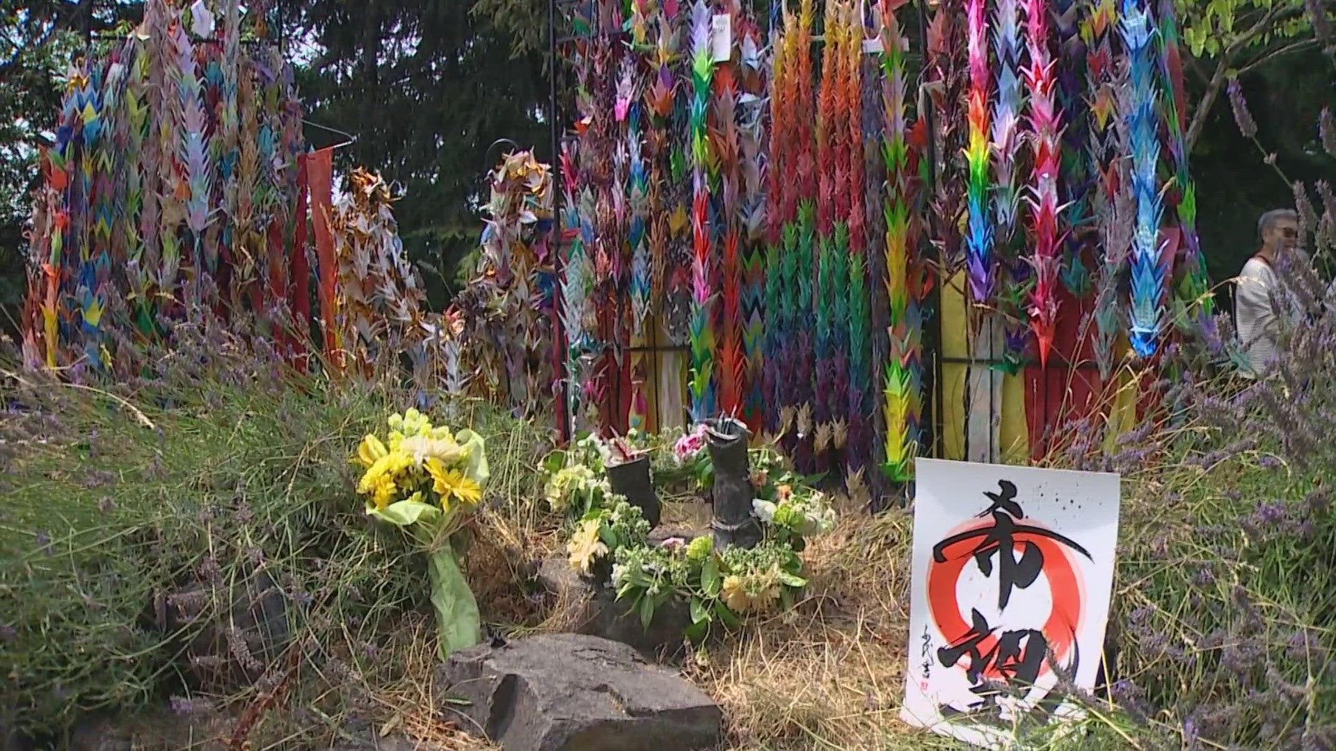 The statue of girl who survived Hiroshima bombing was stolen from a park in early July, cut at her ankles.