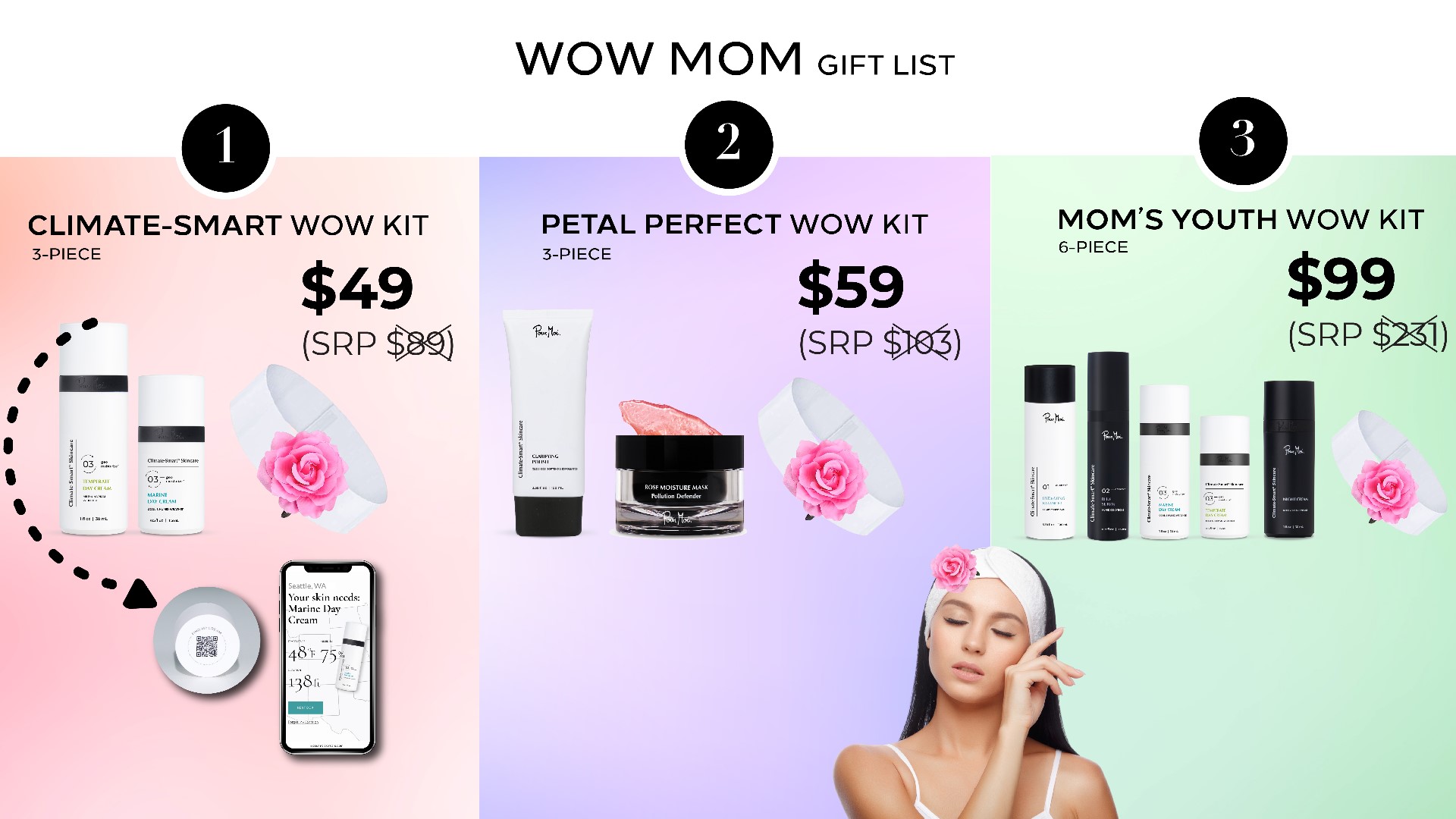 Pour Moi's climate-based skincare will make mom feel and look her very best — which she totally deserves! Sponsored by Pour Moi.