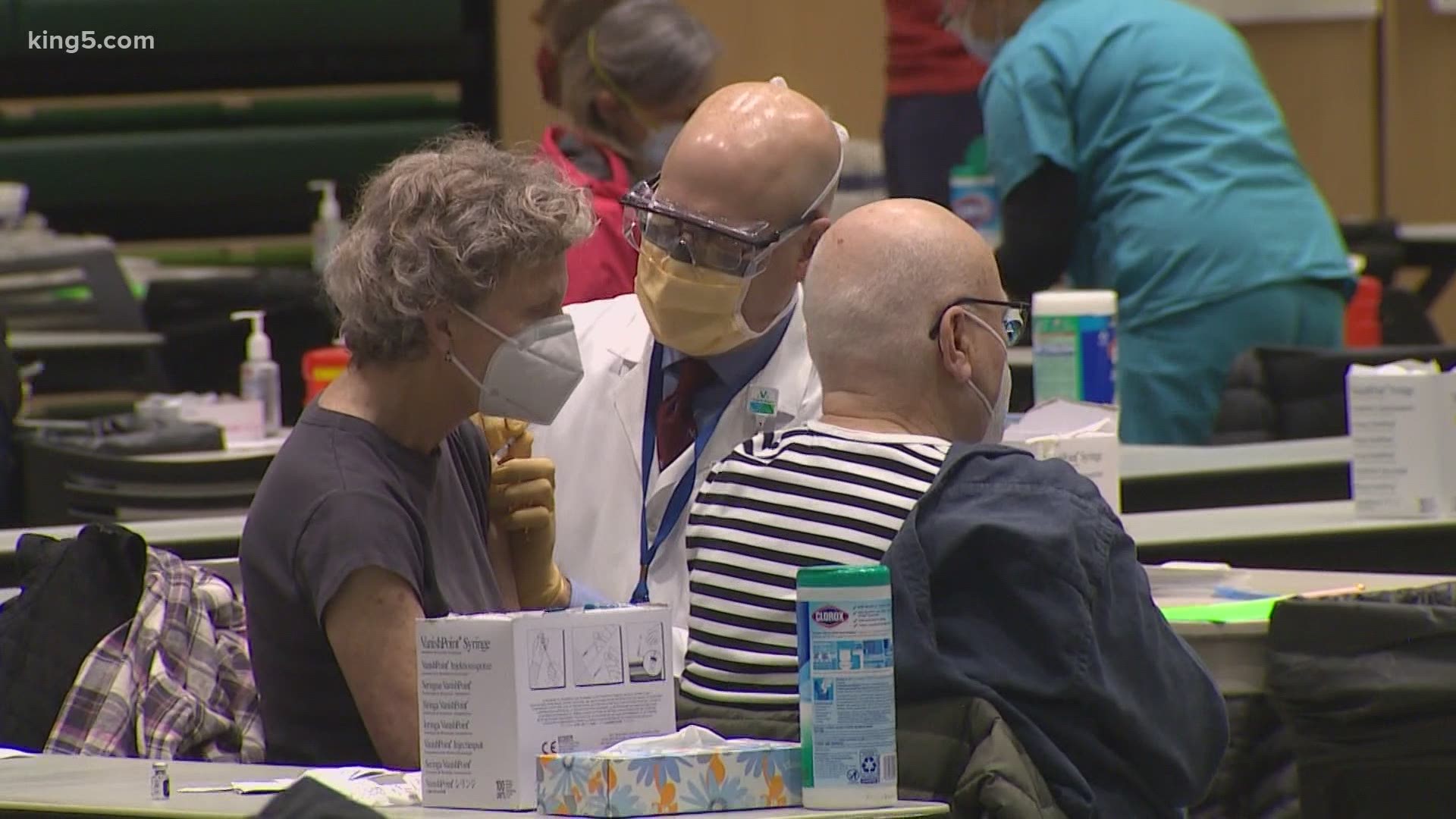 People who met the state's current eligibility requirements were able to receive the vaccine Sunday.